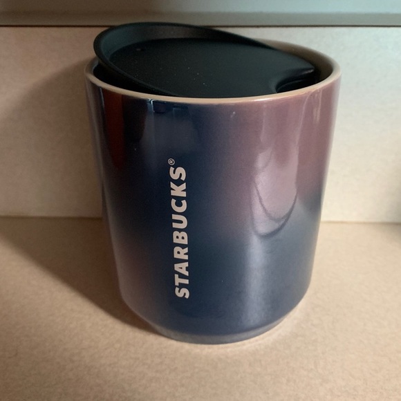Starbucks Kitchen New Purpleblue Small Starbucks Travel Mug With